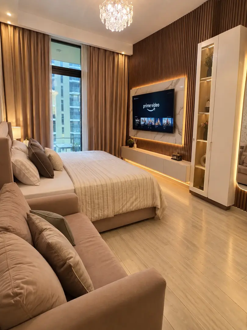 Studio Apartment for rent in Azizi Riviera, Meydan