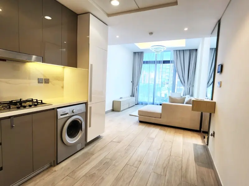 Furnished 1BR Apartment | Azizi Riviera 9 | Boulevard & Pool View — photo 3