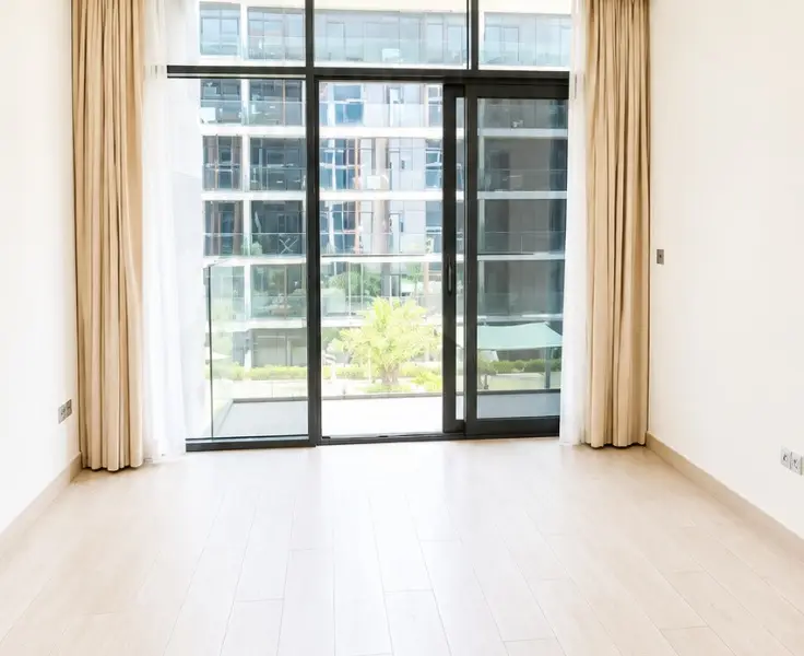 Bright 1BR Apartment | Azizi Riviera 13 | Balcony & Pool View