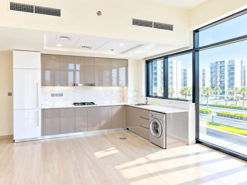 1 Bedroom Apartment | Azizi Riviera 45 | Balcony & City View — photo 4