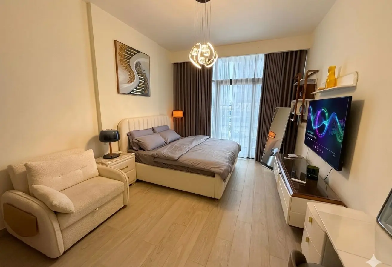 Modern Studio Living at Azizi Riviera, Meydan One